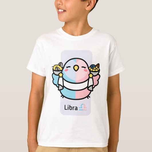 T-shirt Chubby Bird Zodiac Libra (Devant)