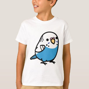 T-shirt Chubby Blue Budgie - Femme