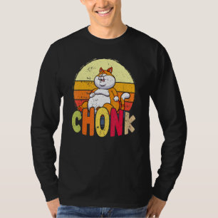 T-shirt Chubby Chonk Chat Mème Fat Feline