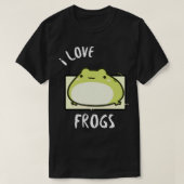 T-shirt Chubby Frog J'aime les grenouilles (Design devant)