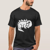 T-shirt Chubby Iguana Herbivore Lizard Sharp Eye Spectre (Devant)