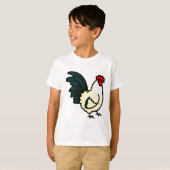 T-shirt Chubby japonais Bantam Rooster (Devant entier)