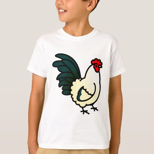 T-shirt Chubby japonais Bantam Rooster (Devant)