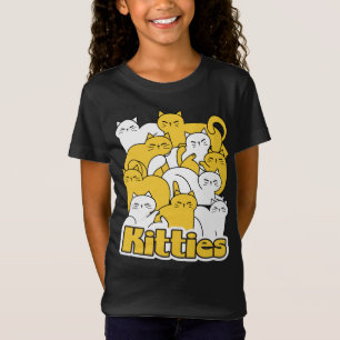 T-Shirt Chubby Kitties Design - Cat Art adorable