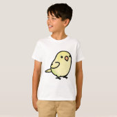 T-shirt Chubby Parrotlet Lutino Jaune clair (Devant entier)