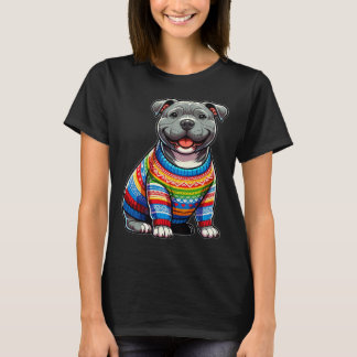 T-shirt Chubby Pitbull Chien Chuppy Chuppy Chuppy