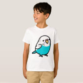 T-shirt Chubby Skyblue Budgie (Devant entier)