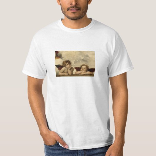 T-shirt Chubs Raphael Santi Sistine Madonna Sweet (Devant)
