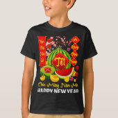 T-shirt Chuc Mung Nam Moi Happy Lunar New Year Vietnamese (Devant)