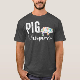 T-shirt Chuchoteur de cochon Farmer t shirt et drôle BBQ c