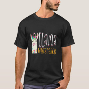 T-shirt Chuchoteur de lama Animal Mignon Citations de lama