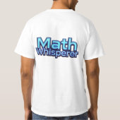 T-shirt Chuchoteur de Maths (Dos)