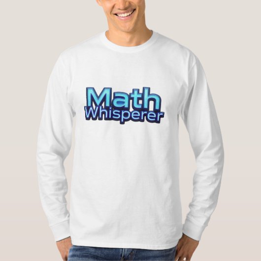 T-shirt Chuchoteur de Maths (Devant)
