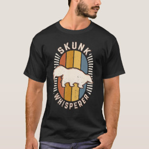 T-shirt Chuchoteur de moufette Vintage Classique Rétro Amo