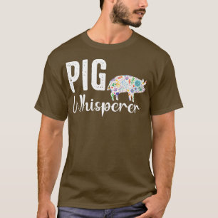 T-shirt Chuchoteur de porc Farmer t shirt et Funny BBQ Pig