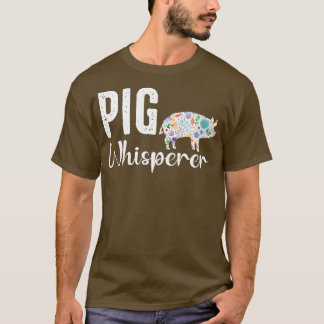 T-shirt Chuchoteur de porc Farmer t shirt et Funny BBQ Pig