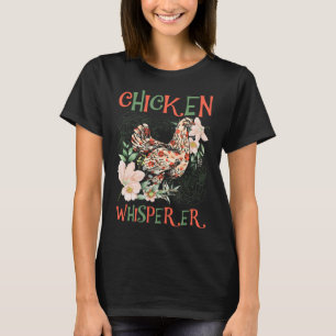 T-shirt Chuchoteur de poulets agriculteur drôle
