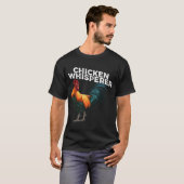 T-shirt Chuchoteur de poulets Coq de combat Cocker de vola (Devant entier)