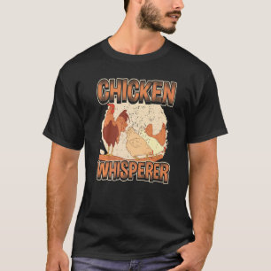 T-shirt Chuchoteuse de poulet Poule Poules Ferme Éleveuse