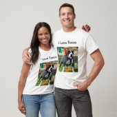T-shirt chuck3_pitbull, j'aime des tacos (Unisexe)