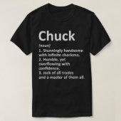 T-shirt CHUCK Définition Personnalized Funny Birthday (Design devant)