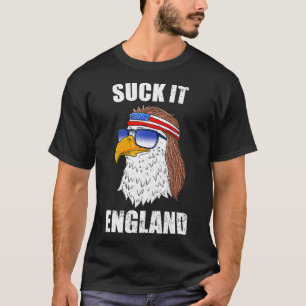 T-shirt Chuck It England Eagle Mullet 4 juillet Hommes