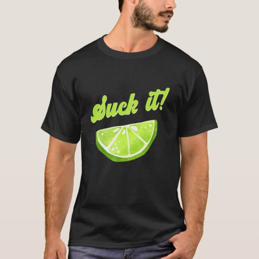 T-shirt Chuck It Green Lime Lemon Love Mexican Party (Devant)