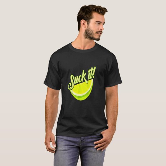 T-shirt Chuck It Mexicain Green Lime Slice Lemon Love (Devant entier)