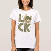 T-shirt Chuck Shamrock Horseshoe St Patrick's Day Irish (Devant)