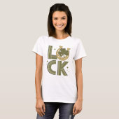 T-shirt Chuck Shamrock Horseshoe St Patrick's Day Irish (Devant entier)