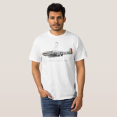 T-shirt Chuck Yeager's P-51 Mustang "Glamorous Glen III" (Devant entier)