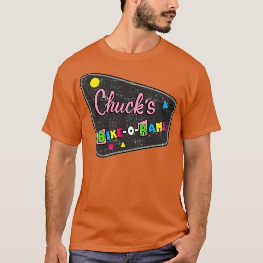 T-shirt Chuck's Bike-O-Rama (Devant)