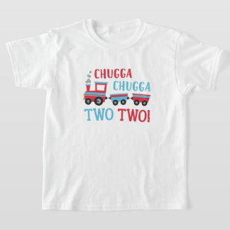 T-shirt Chugga Chugga Deux Chemise 2e Anniversaire