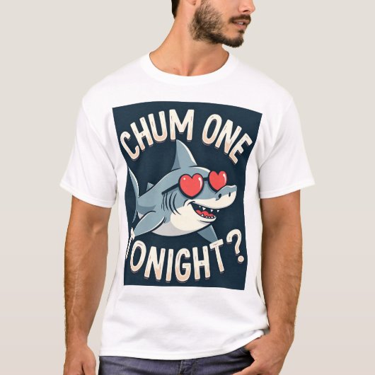 T-shirt Chum One Ce Soir Design Requin (Devant)