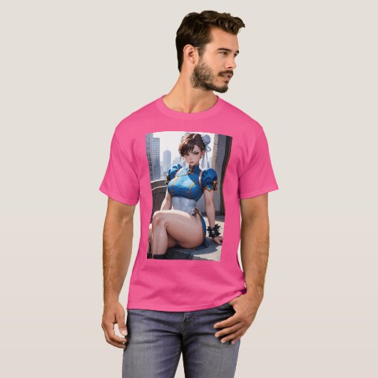 T-shirt Chun Li (Devant entier)