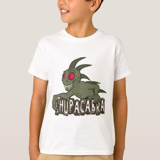 T-shirt Chupacabra de bande dessinée (Devant)