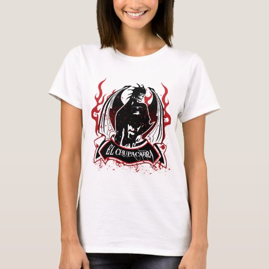 T-shirt Chupacabra d'EL - le surgeon de chèvre (Devant)