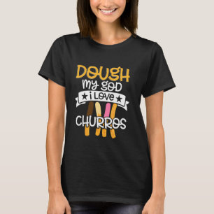 T-shirt Churro Delft Foodie Design Doux cannelle sucre