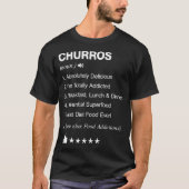 T-shirt Churros Définition Signification chef  (Devant)