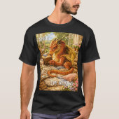 T-shirt Chut… Je lis Confort de lecture Dragon (Devant)