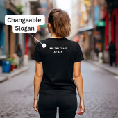 T-shirt Chut ! Pas Aujourd'Hui - Gardez Le Fou À La Baie -