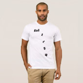 T-shirt Chute (Devant entier)