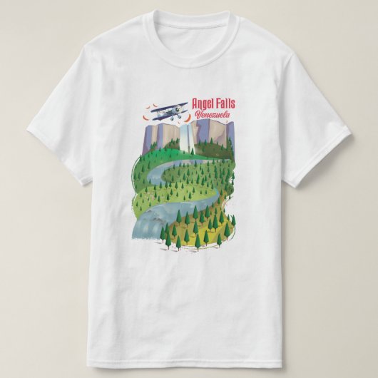 T-shirt Chute d'Ange Venezuela (Design devant)