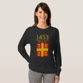 T-shirt Chute de Constantinople 29 mai 1453 La pire année (Devant entier)