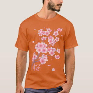 T-shirt Chute de la fleur de cerisier Sakura