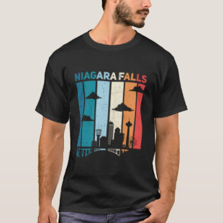 T-shirt Chute d'eau des chutes du Niagara Canada Niagara F