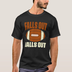 T-shirt Chute Des Boules À Gridiron American Football Pla