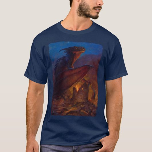 T-shirt Chute du roi rouge (Devant)