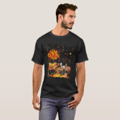 T-shirt Chute En Amour Avec Les Chevaux Automne Chute Amou (Devant entier)