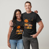 T-shirt Chute En Amour Avec Les Chevaux Automne Chute Amou (Unisexe)